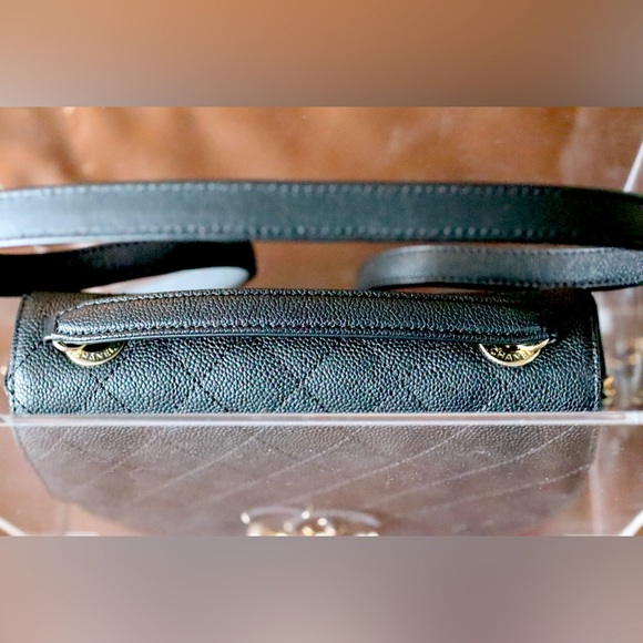Chanel black caviar Cuba collection crossbody and top handle camera bag - Picture 5 of 14